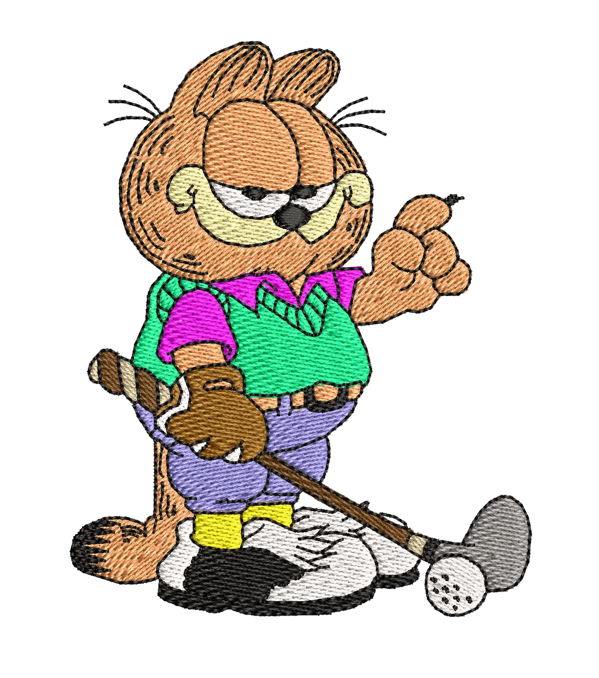 Garfield 57 - Embroidery Design - Image 2