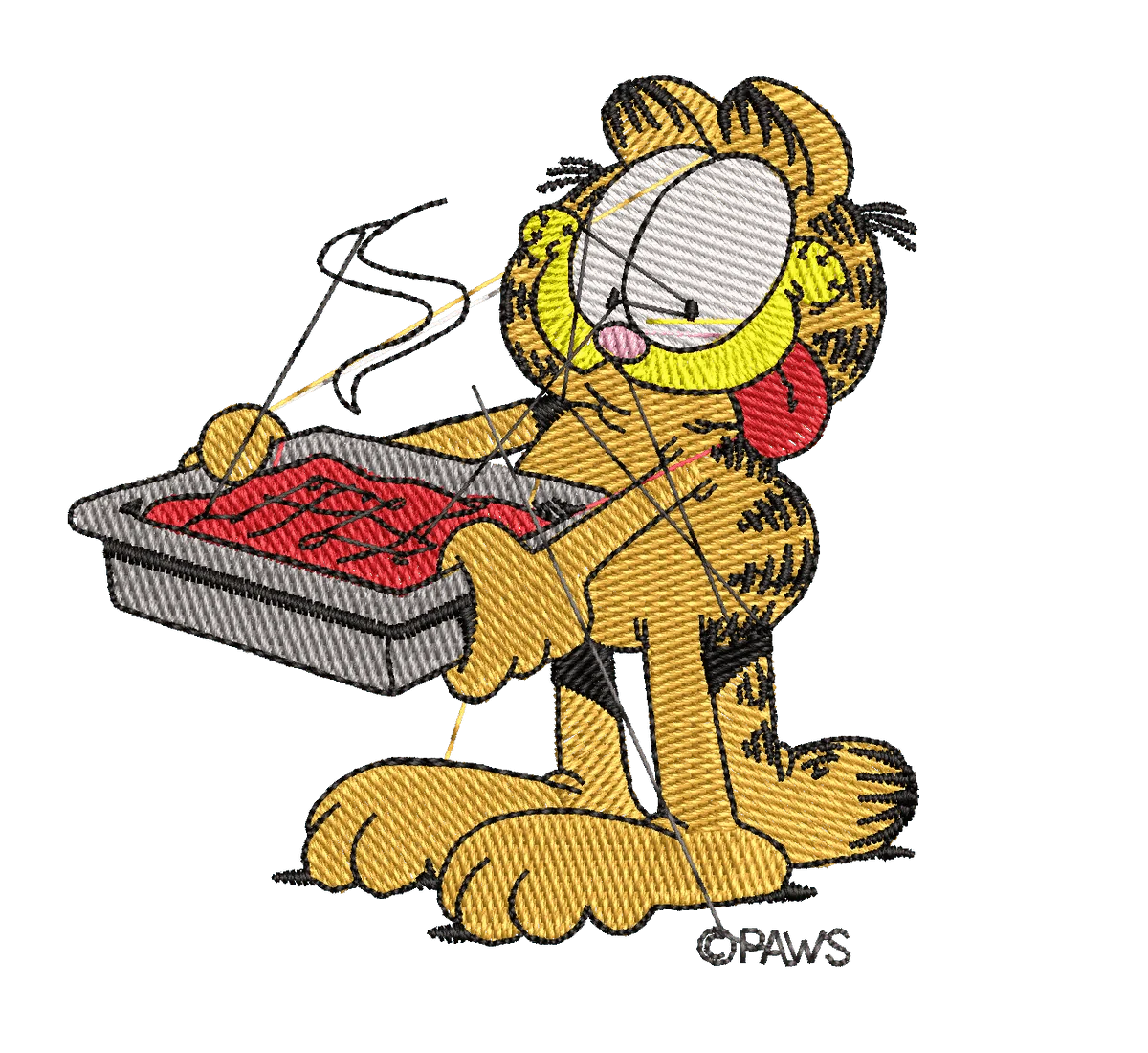 Garfield 06 - Embroidery Design - Image 2