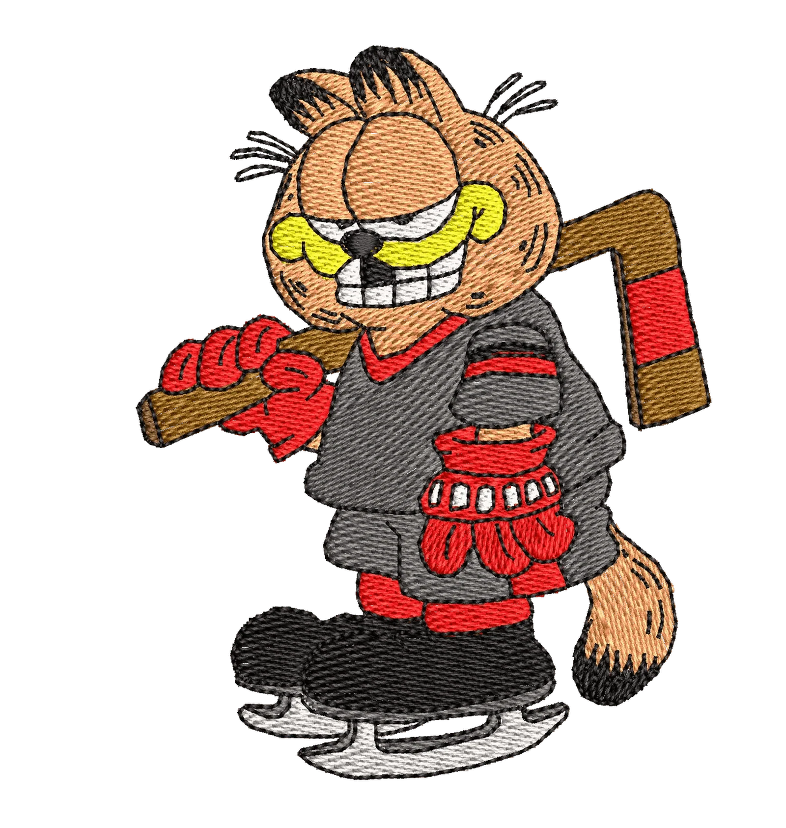 Garfield 64 - Embroidery Design - Image 2