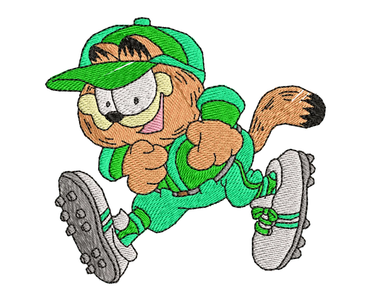 Garfield 65 - Embroidery Design - Image 2