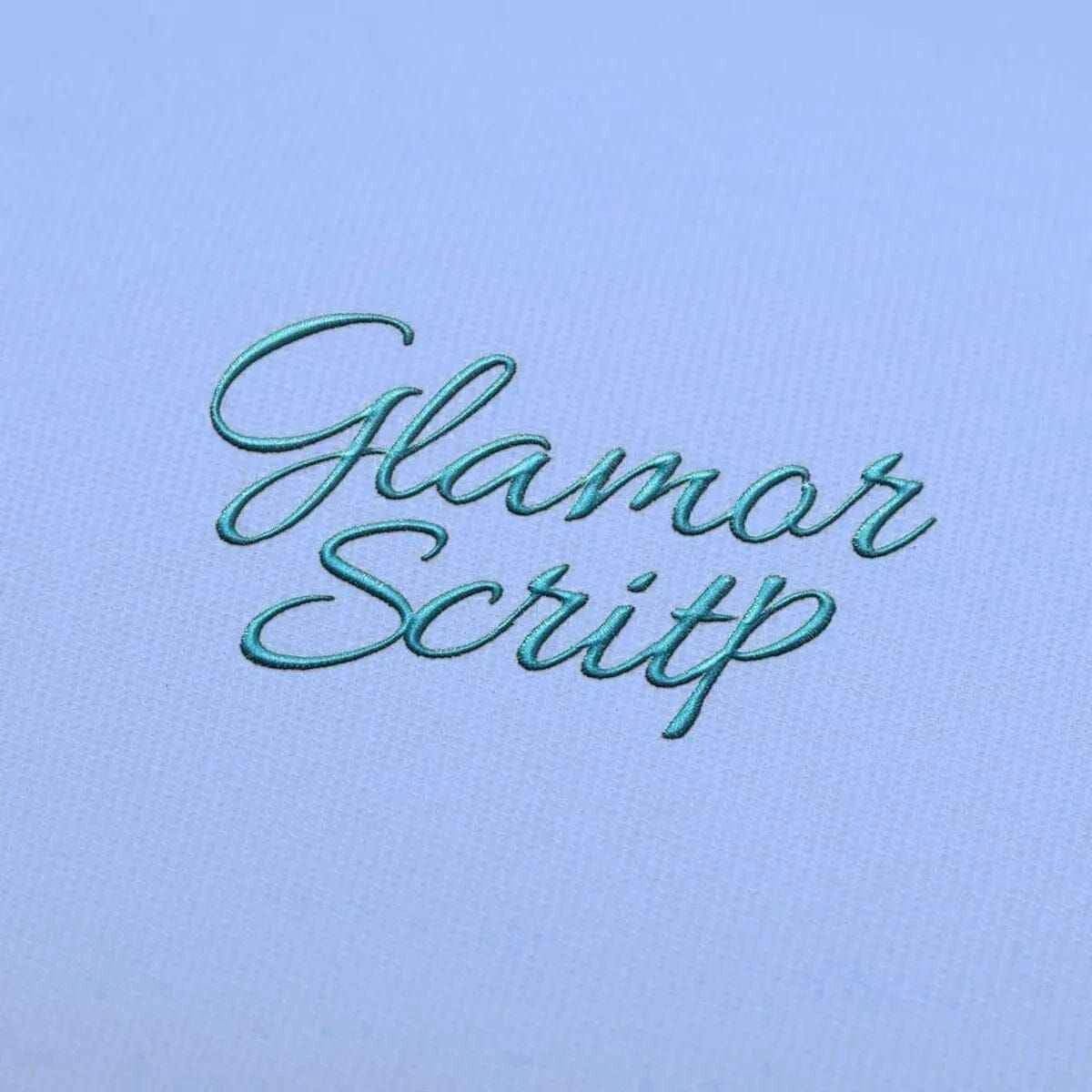 Glamor script Embroidery alphabet Font Set - Image 2