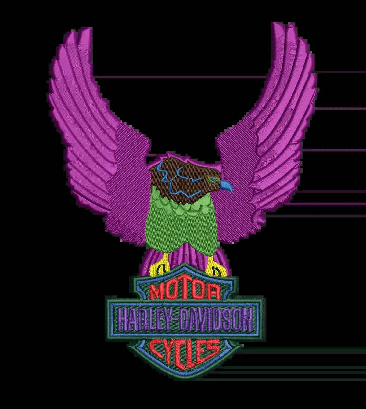 Harley 6 - Embroidery Design - Image 2