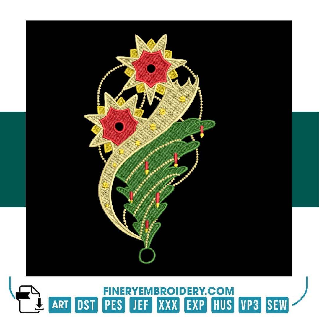 Holiday Embroidery Designs Pack β 7 Christmas Ornaments & Festive Patterns - Image 5