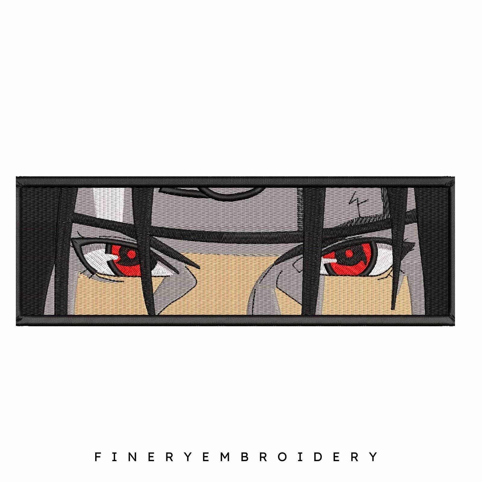 Itachi Eyes Naruto - Animé  - Embroidery Design - Image 2