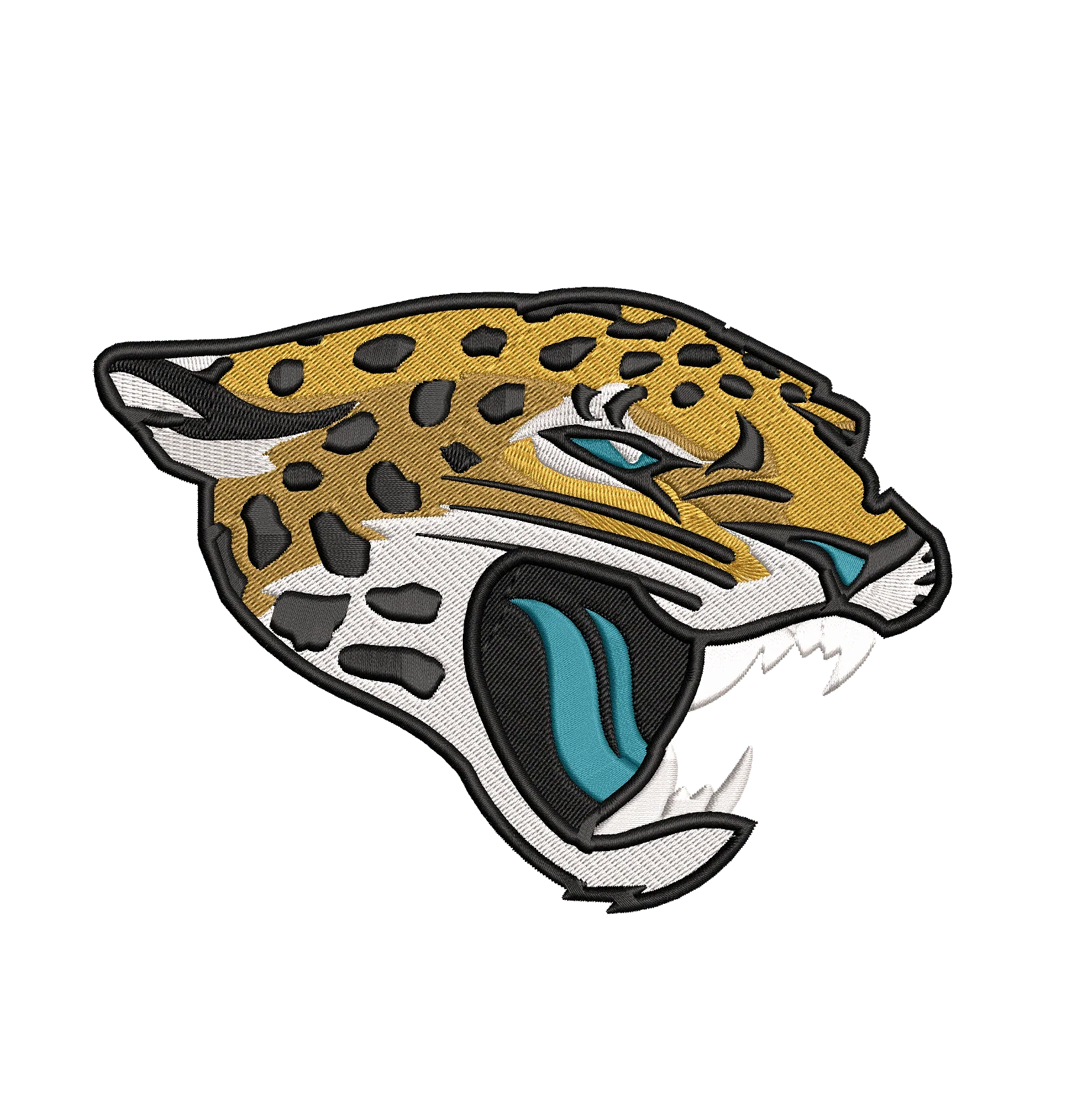 Jacksonville Jaguars - Pack of 6 Designs - 2 Sizes - Embroidery Design - Image 6