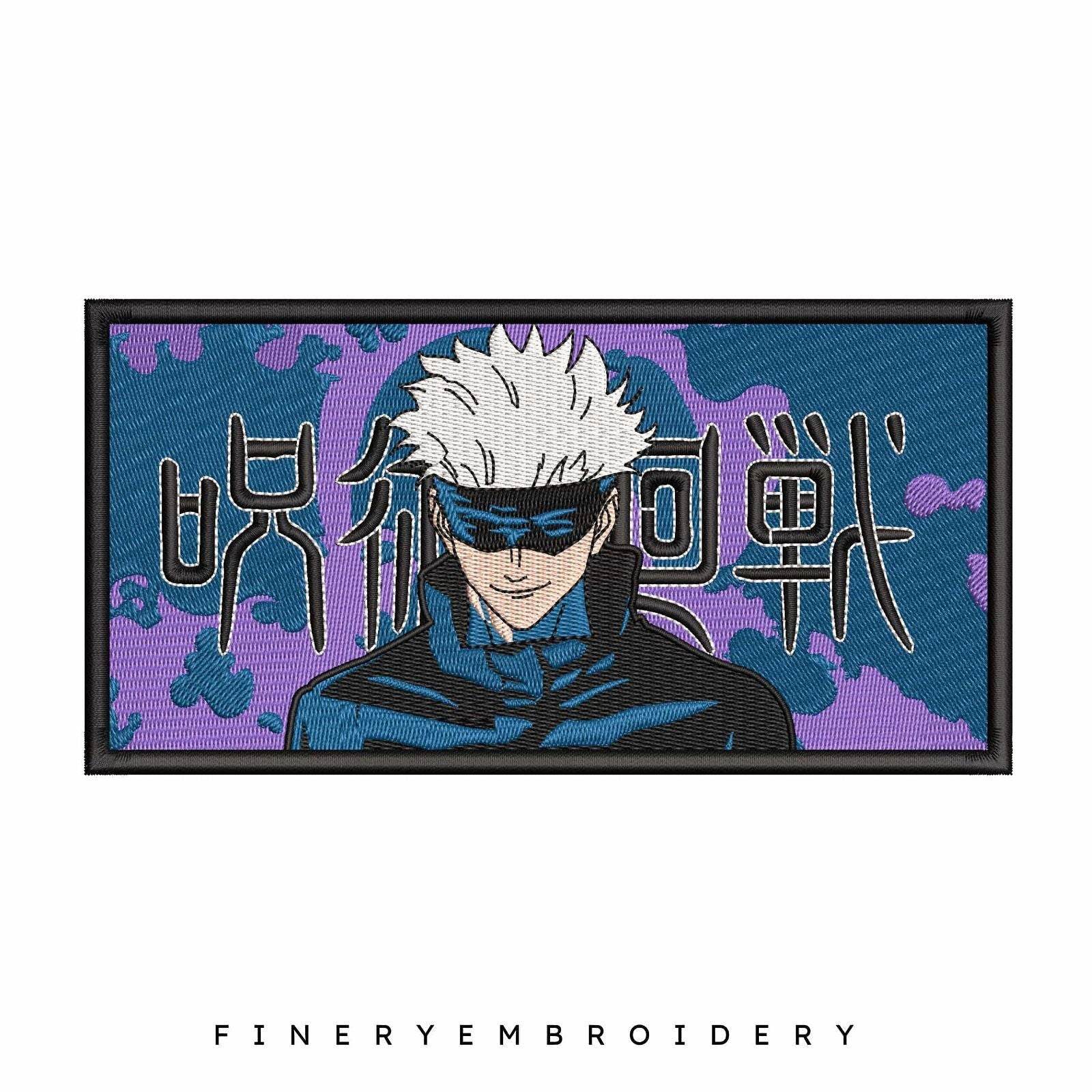 Jujutsu Kaisen Satoru Gojo - Anime - Embroidery Design - Image 2