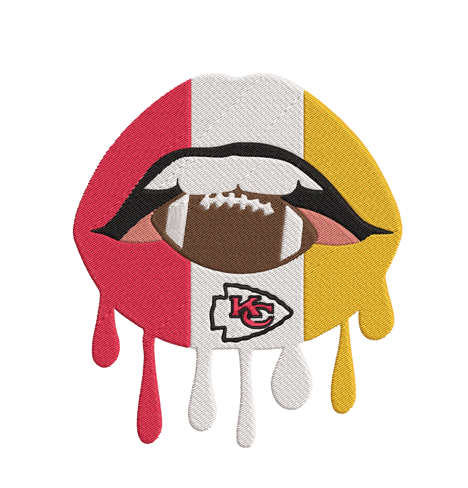 Kansas City Chiefs Embroidery - Pack of 6 Designs - Image 3