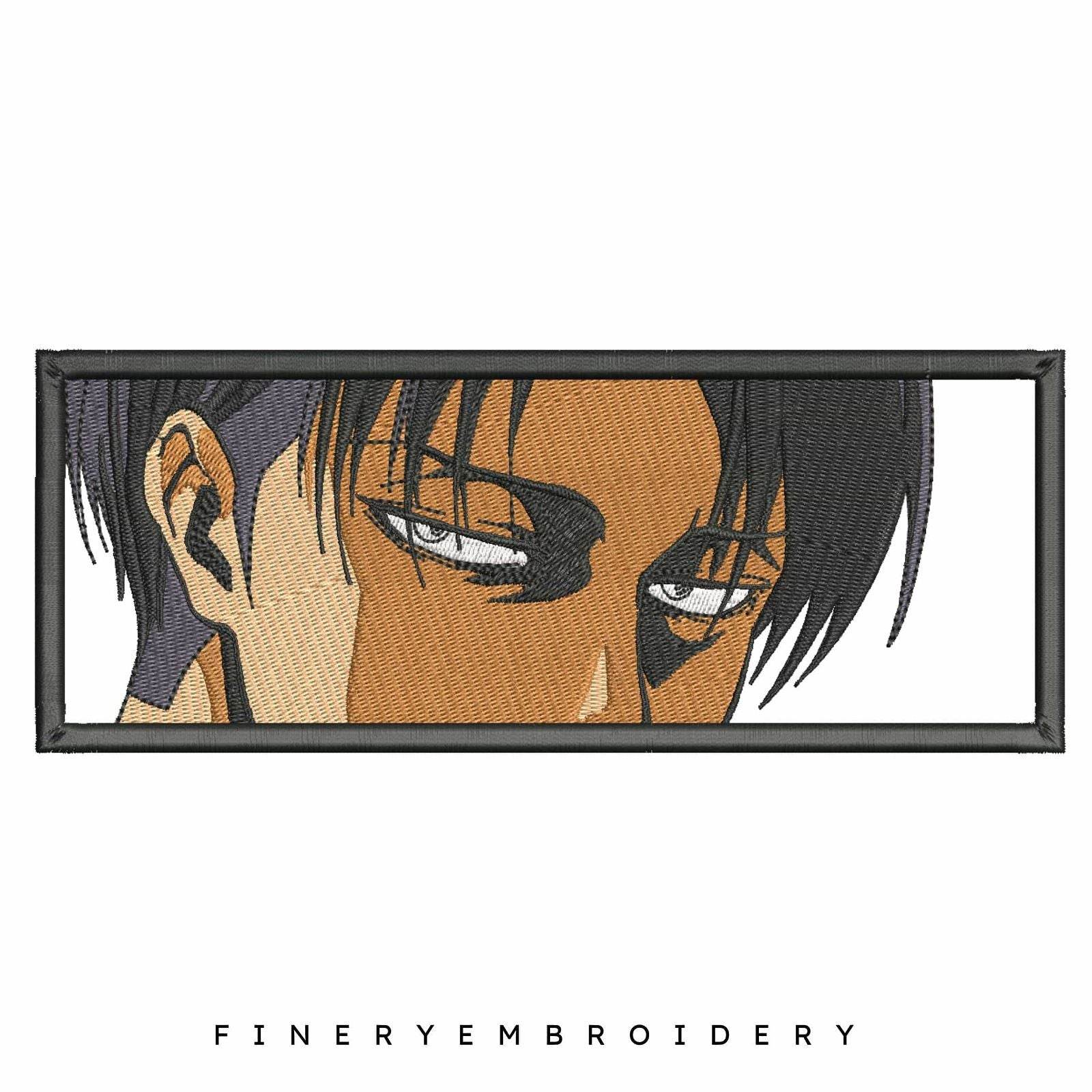 Levi Ackerman Boxed - Attack on Titan - Animé - Embroidery Design - Image 2