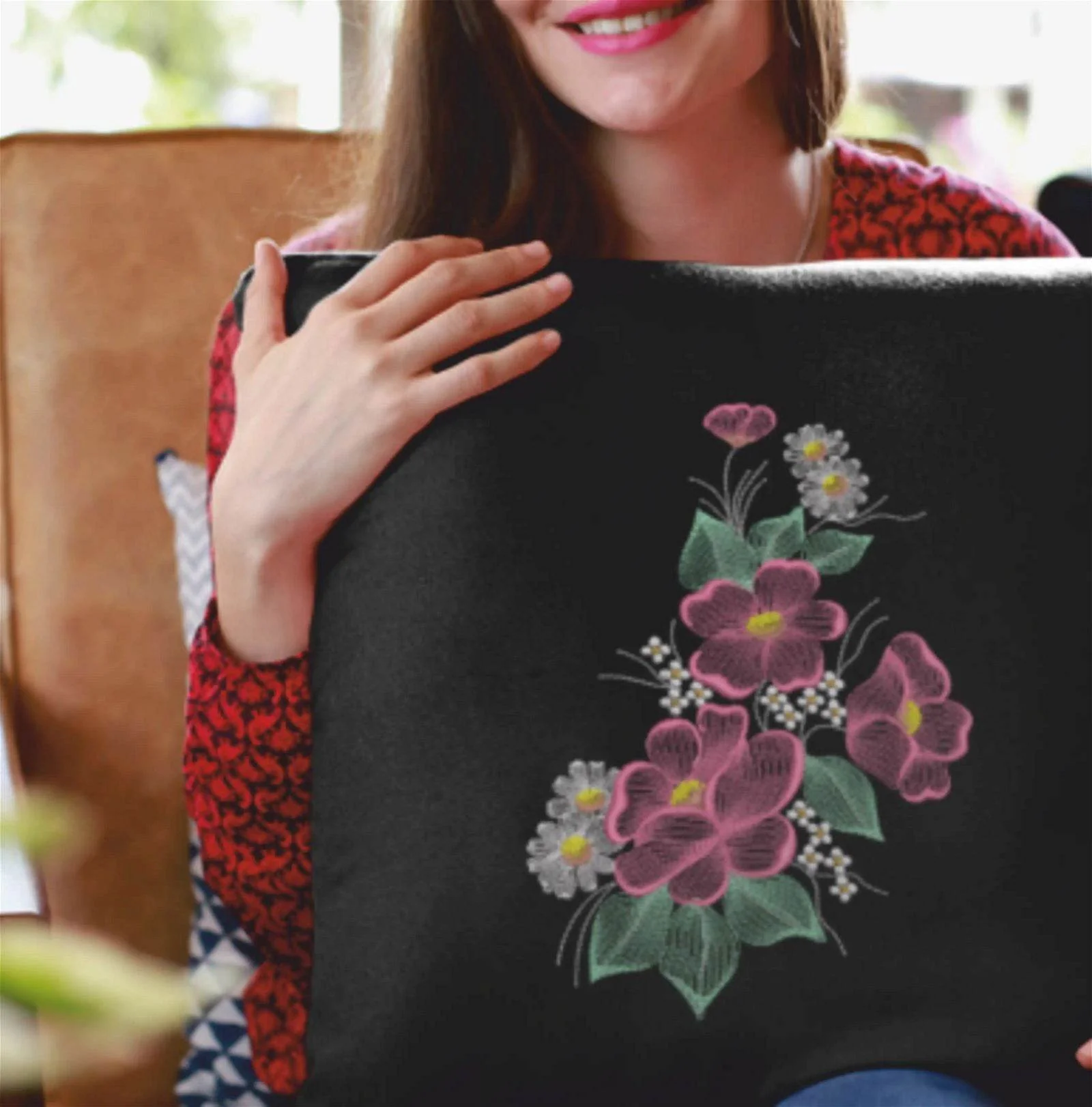 Luminous bouquet of flowers - Embroidery Designs - Image 3