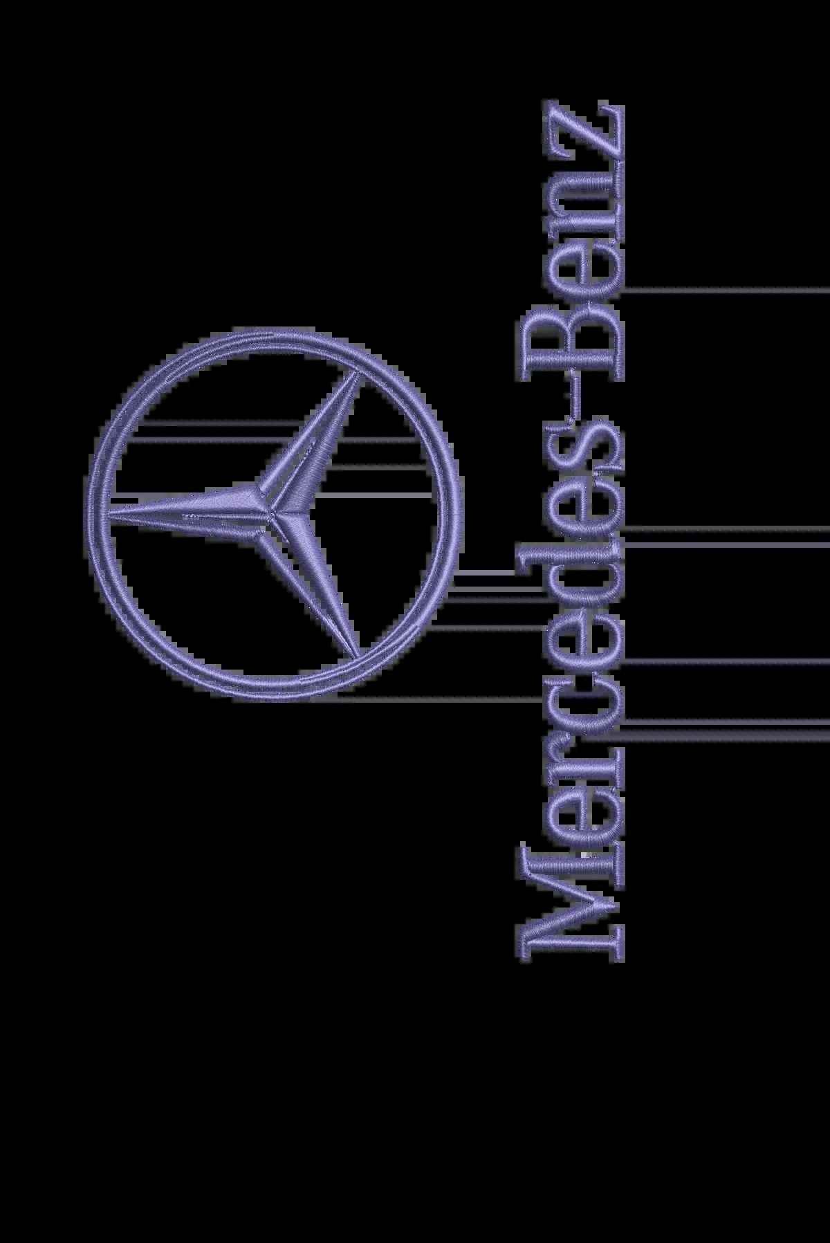 Mercedes 10 - Embroidery Design - Image 2