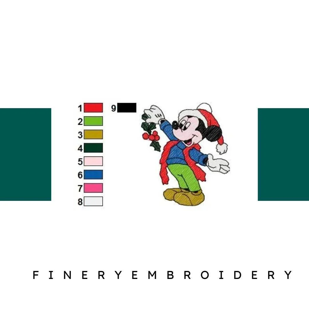 MICKEY MINNIE 009 - Embroidery Design