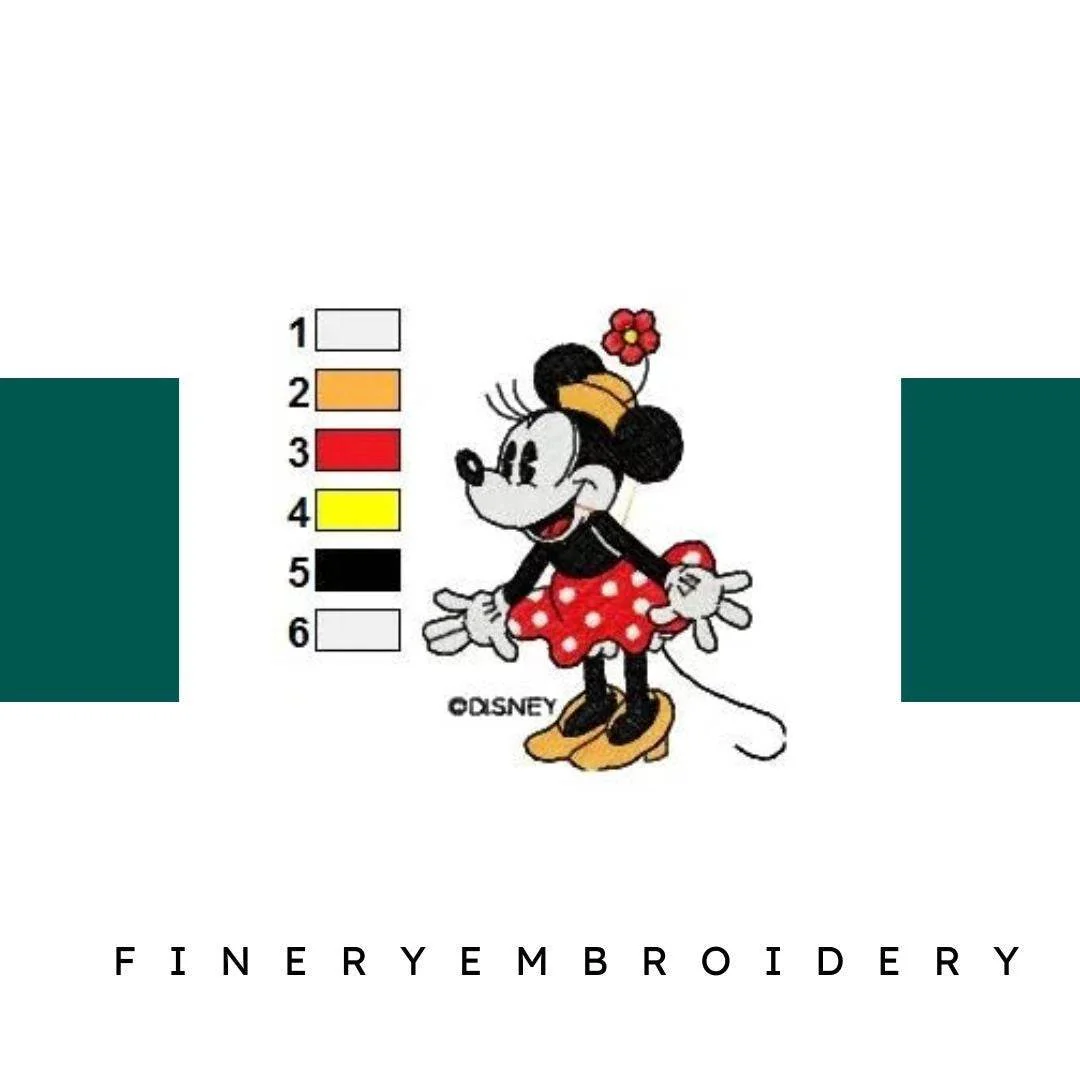 MICKEY MINNIE 058 - Embroidery Design
