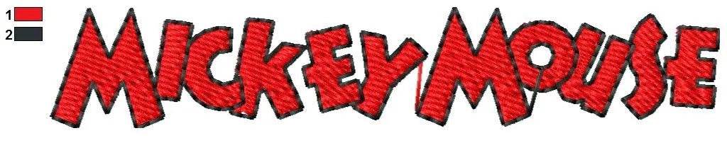 MICKEY MINNIE 075- Embroidery Design - Image 2