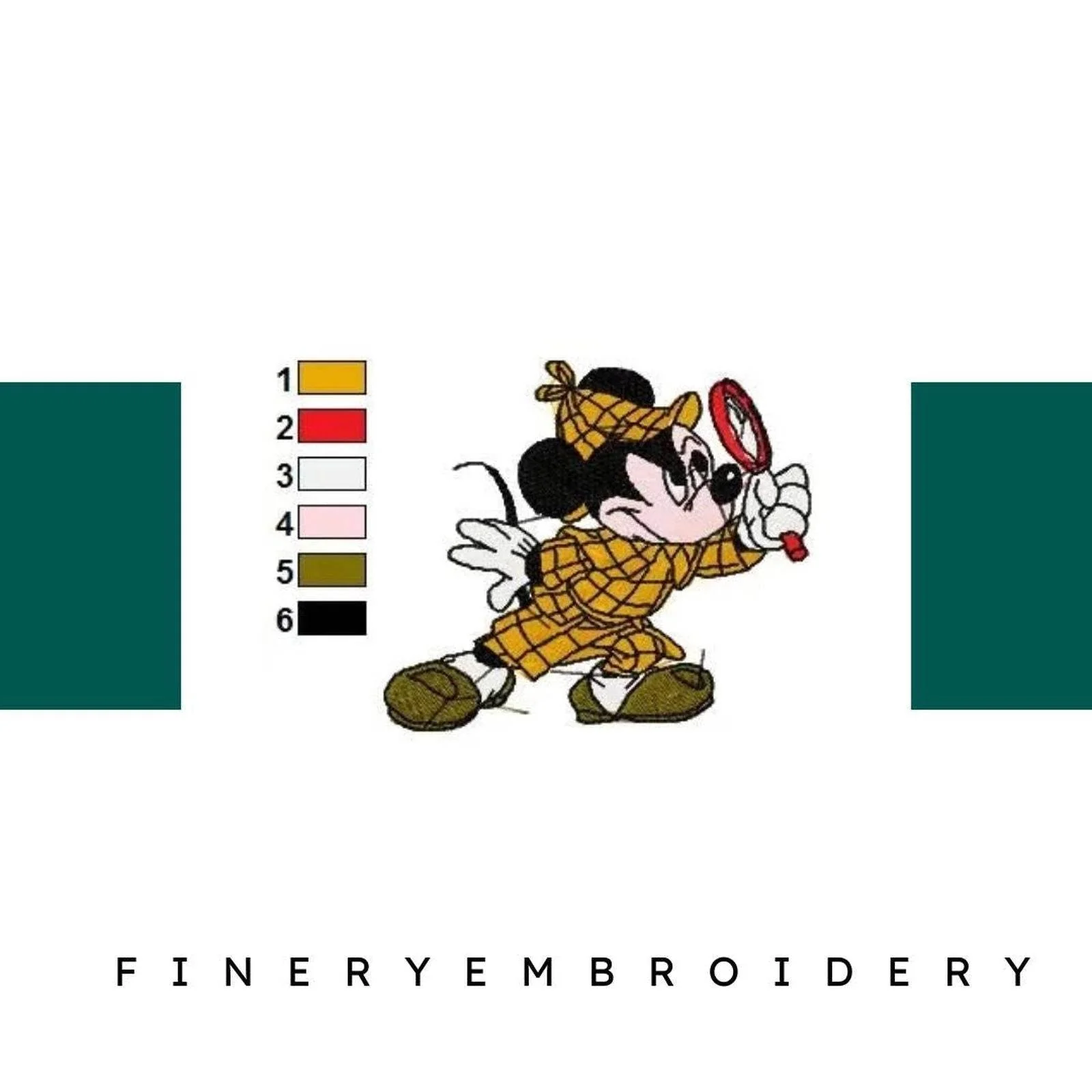 MICKEY MINNIE 087- Embroidery Design