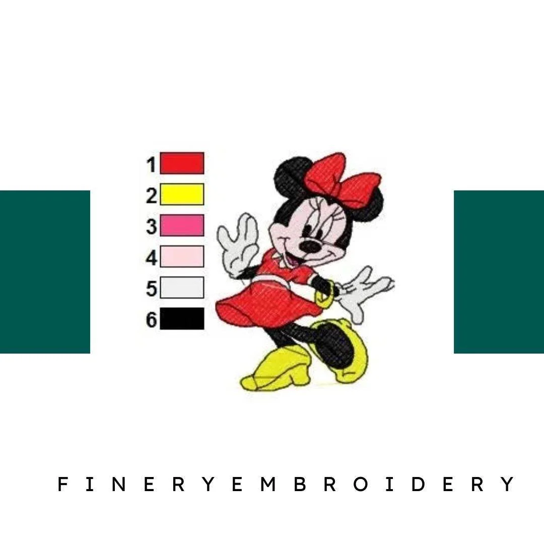 MICKEY MINNIE 099 - Embroidery Design