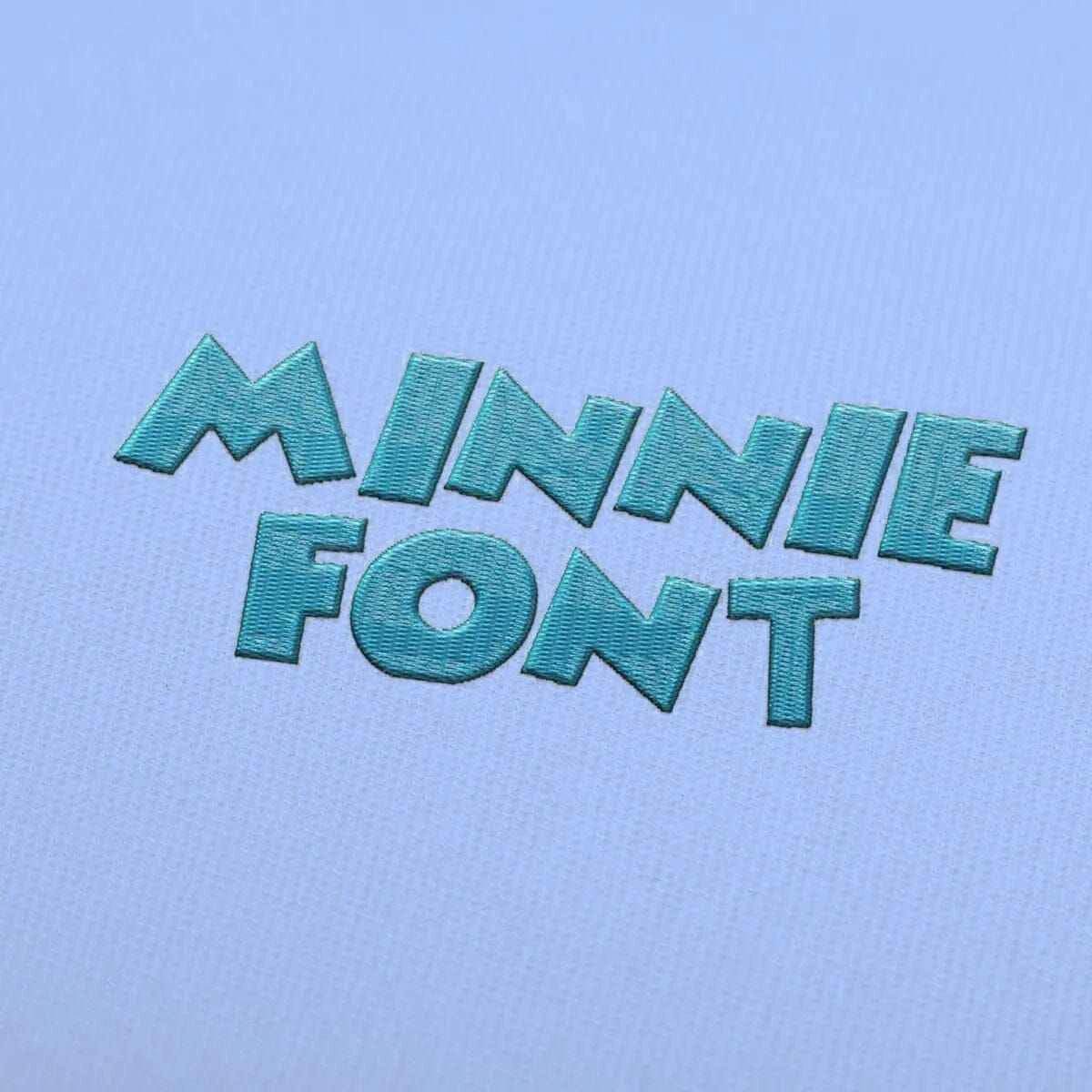 Minnie Embroidery alphabet Font Set - Image 2