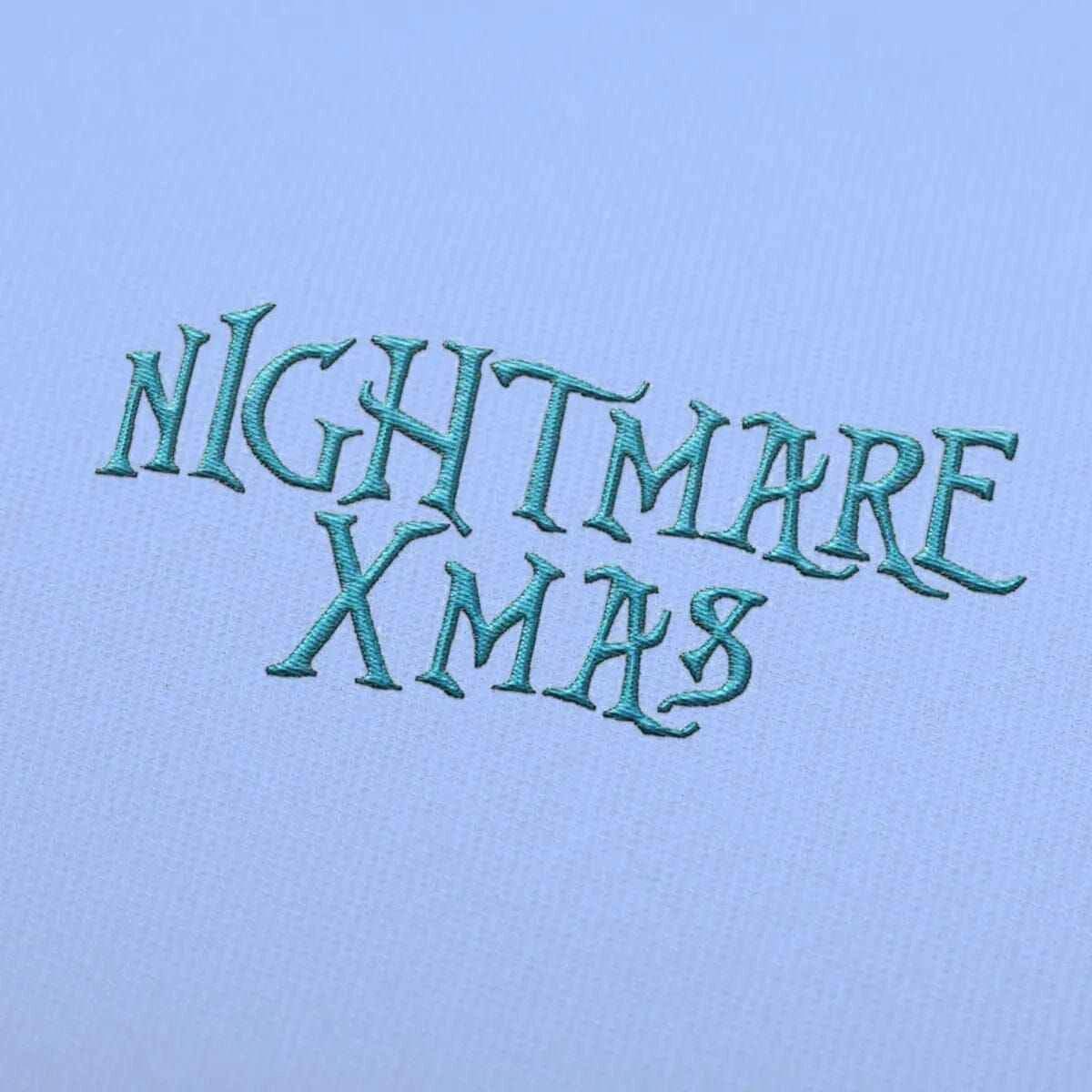 NightMare Xmas Embroidery alphabet Font Set - Image 2