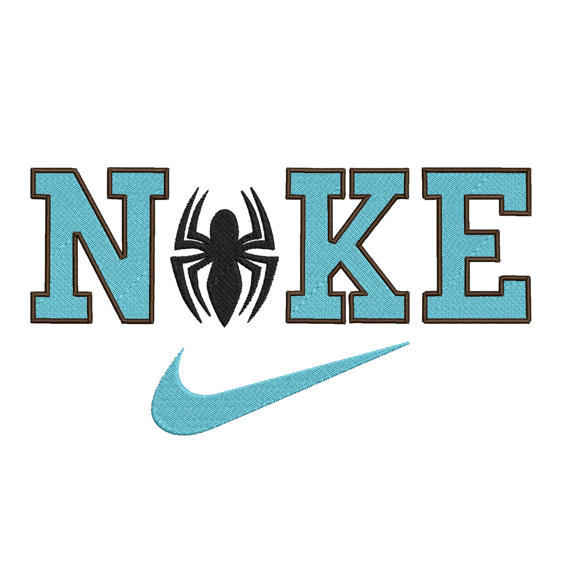 Nike and Spiderman 4 - Embroidery Design - Image 3