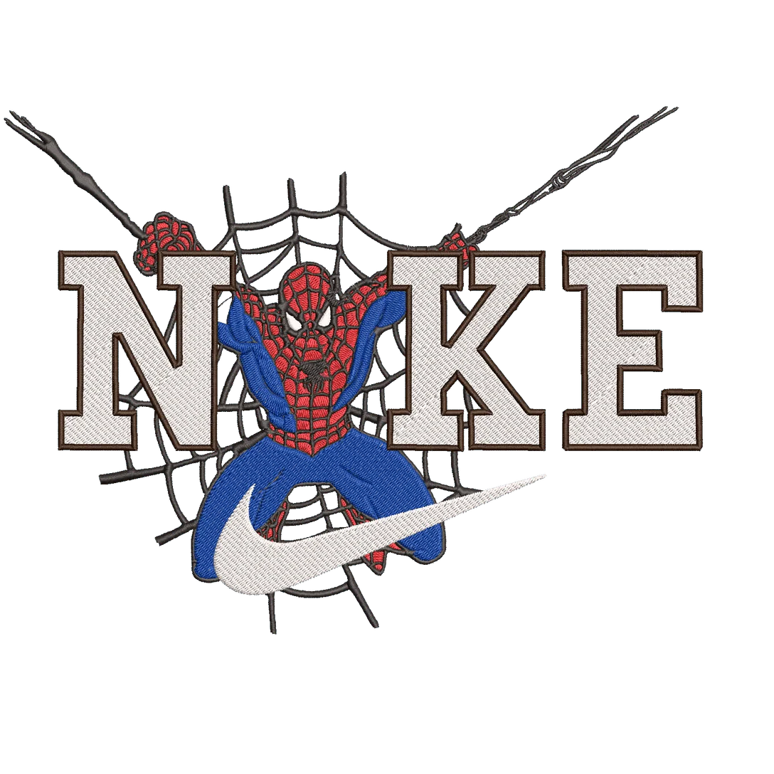 Nike and Spiderman 8 - Embroidery Design - Image 3
