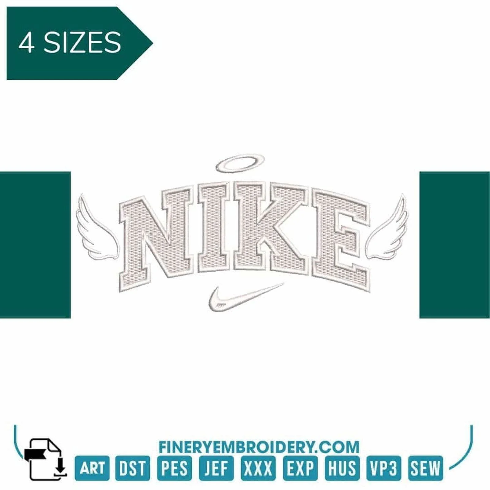 Nike Angel - Embroidery Design