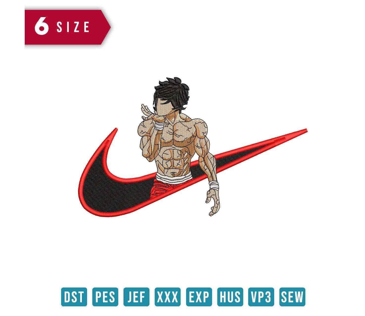 Nike Baki Embroidery Design