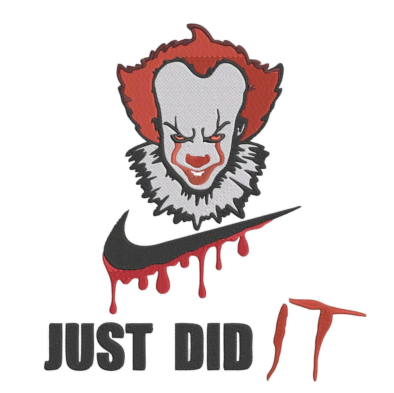 Nike Clown It - Embroidery Design - Image 2