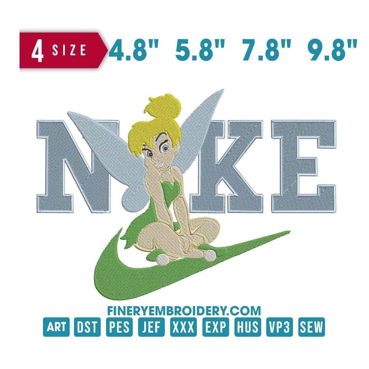 Nike Fairy Clochette - Embroidery Design