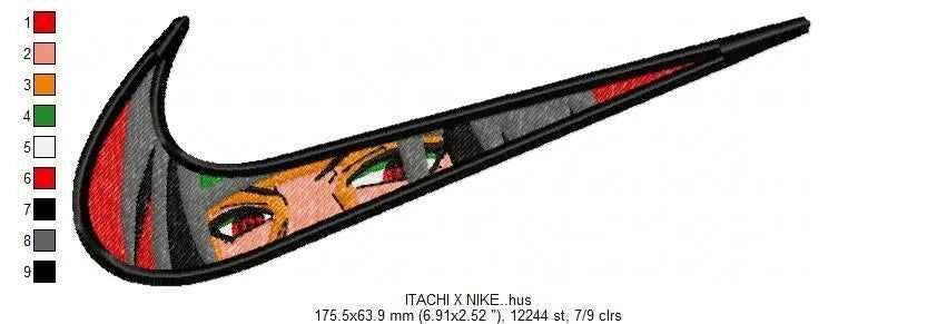 Nike Itachi X Embroidery Design - Image 2
