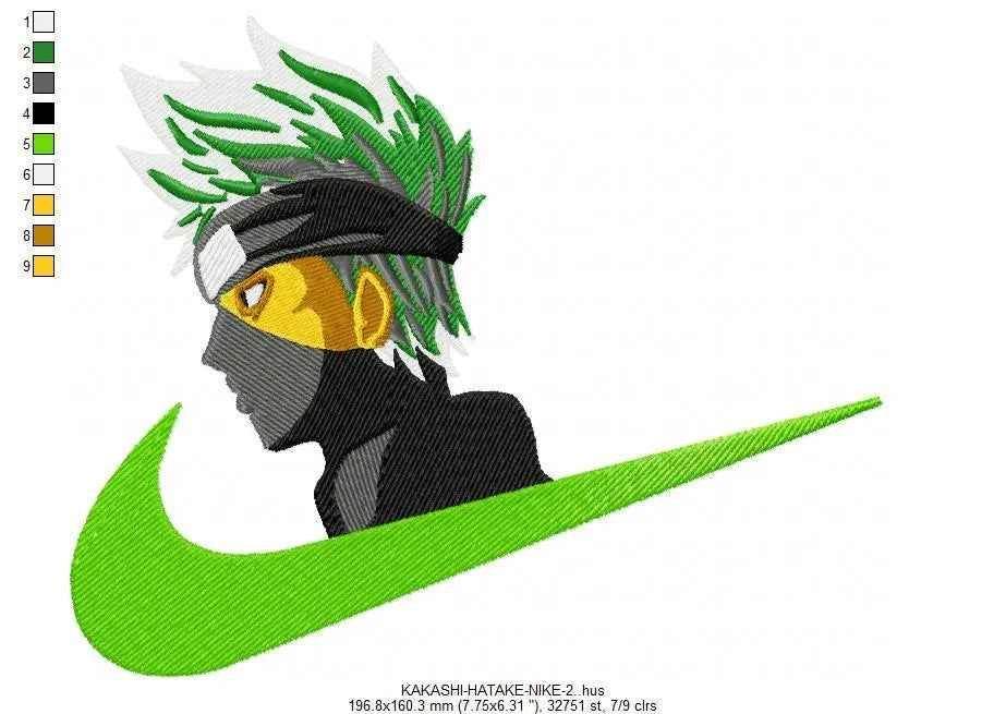 Nike Kakashi Hatak 2 Embroidery Design - Image 2
