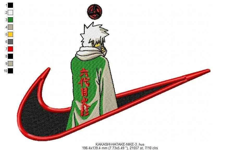 Nike Kakashi Hatak 3 Embroidery Design - Image 2