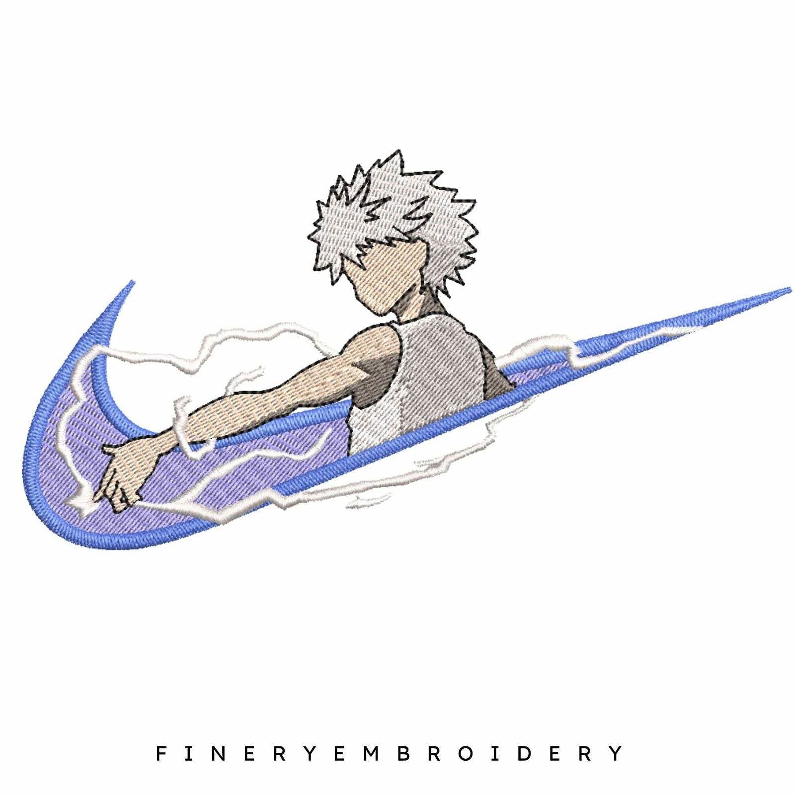 Nike Killua 2 Hunter X- - Embroidery Design - Image 2