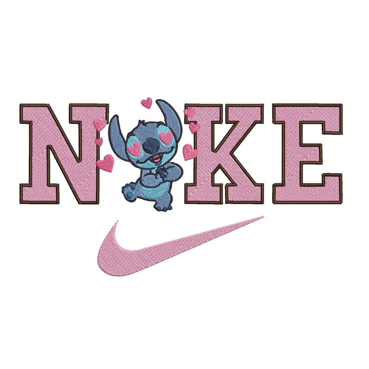 Nike & Lilo and Stitch 4 - Embroidery Design - Image 3