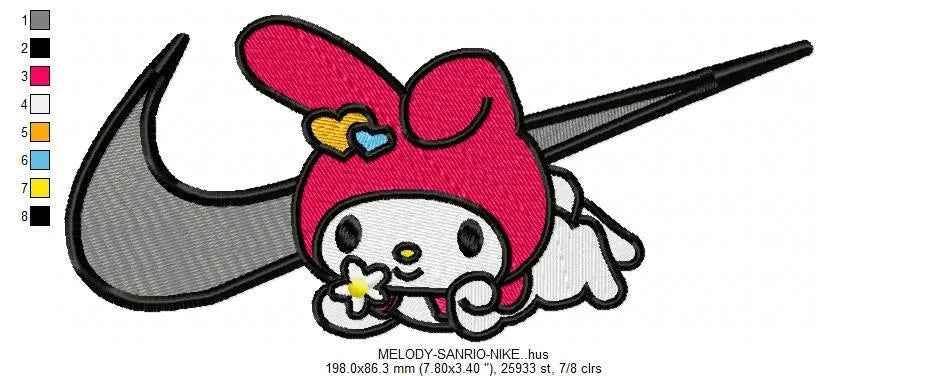 Nike Melodie Sanrio Embroidery Design - Image 2