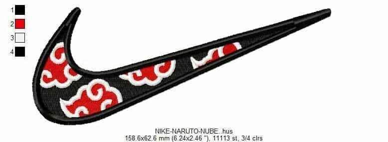 Nike Naruto Nube Embroidery Design - Image 2