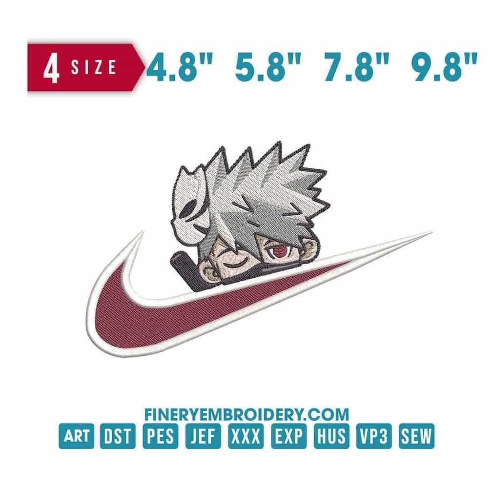 Nike Naruto Shippuden  - Hatake Kakashi: Embroidery Design