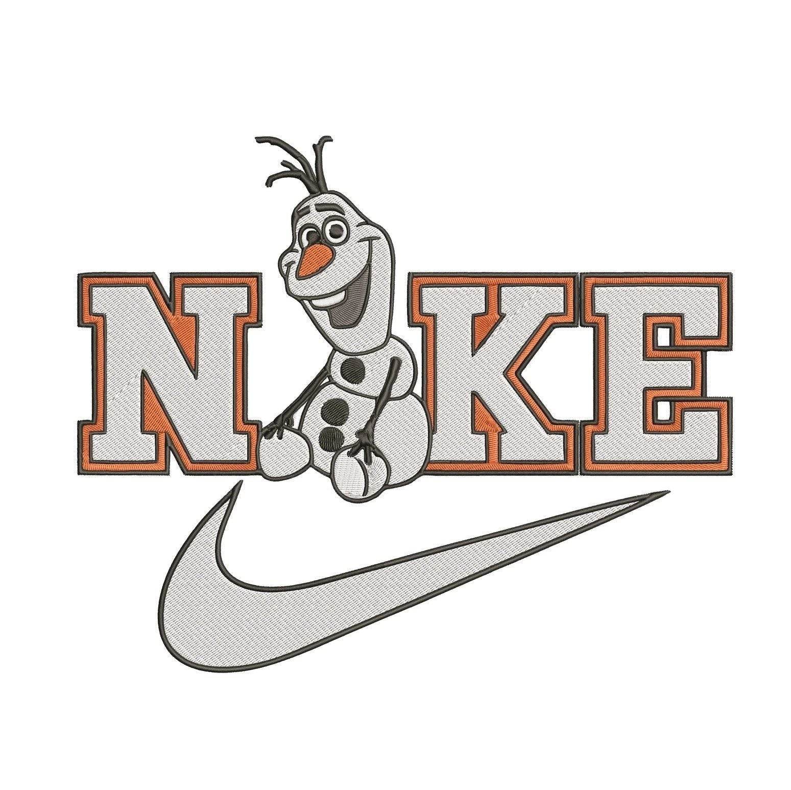 Nike Olaf - Embroidery Design - Image 2