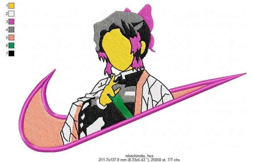 Nike Shinobu Embroidery Design - Image 2