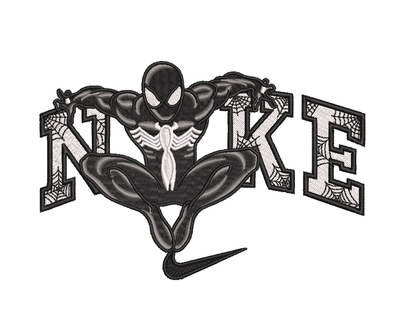 Nike Spiderman - Embroidery Design - Image 4