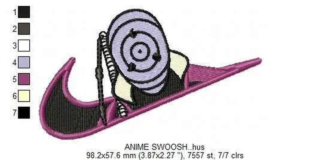Nike Swoosh Embroidery Design - Image 2