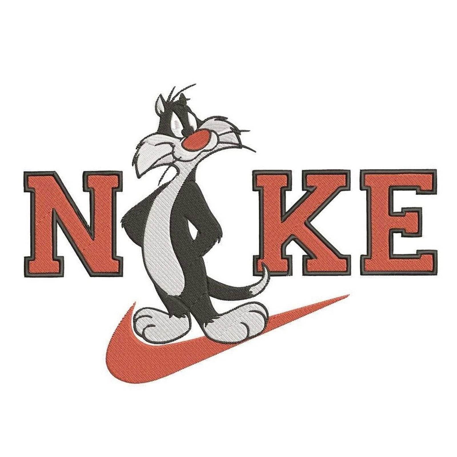 Nike Tweety and Sylvester - Embroidery Design - Image 2