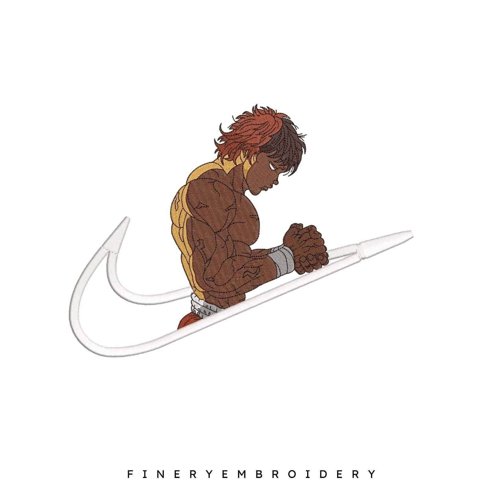 Nike X Baki 2 Embroidery Design - Image 2