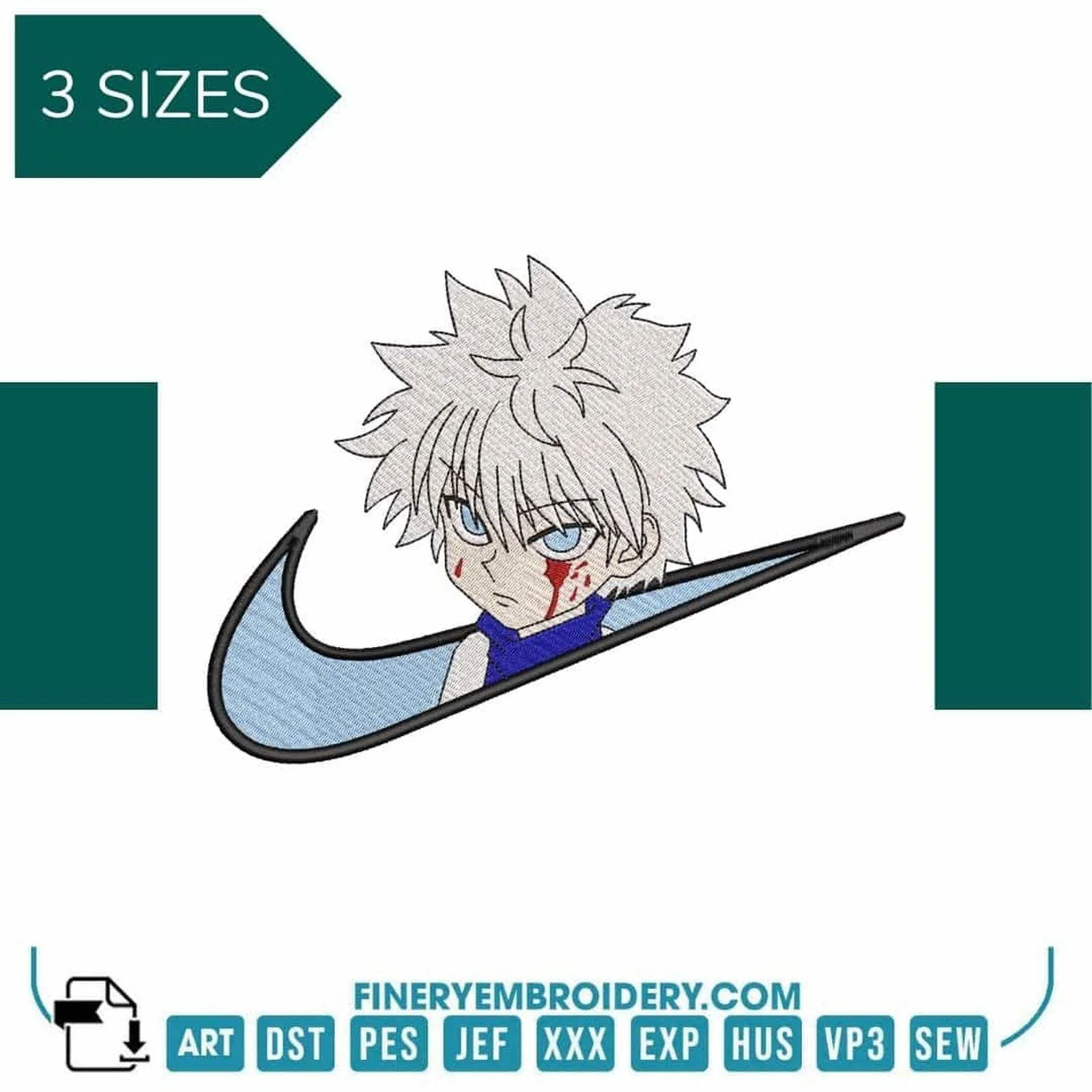 Nike X Killua 2 - Embroidery Design