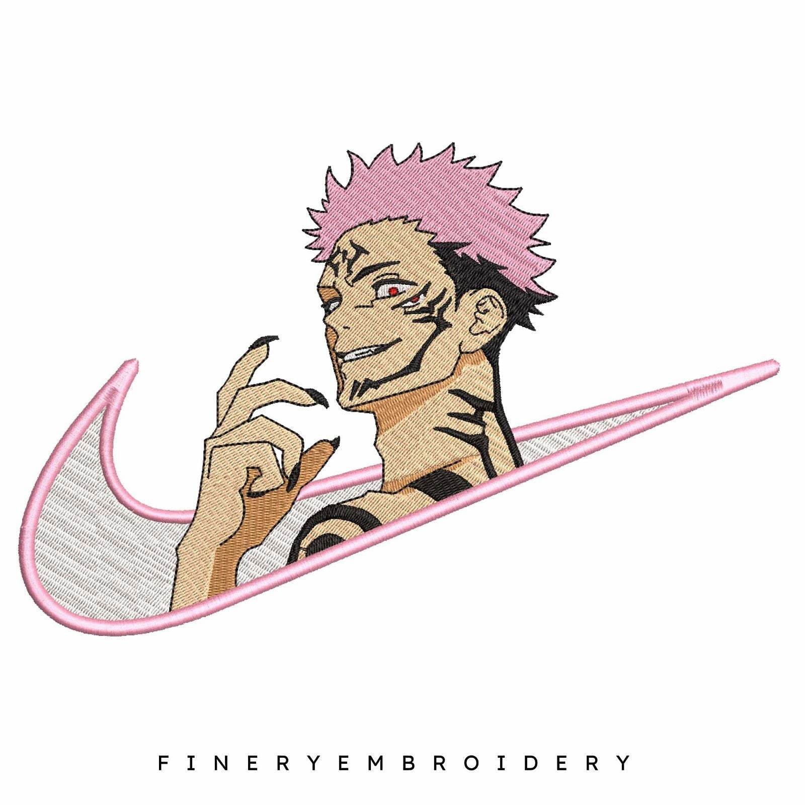 Nike X Sukuna- Embroidery Design - Image 2