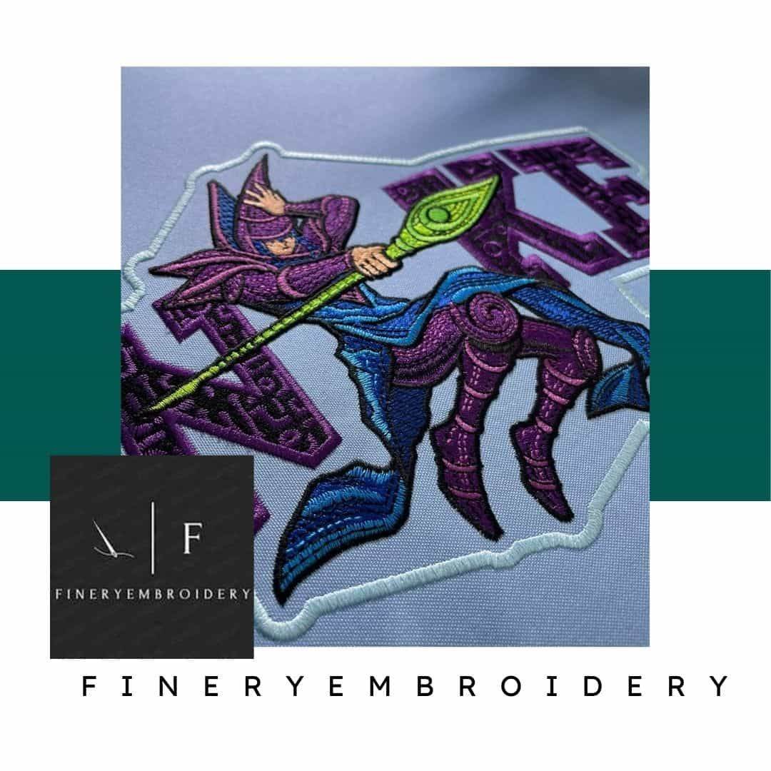 Nike Yu Gi Oh Dark Magician- Embroidery Design - Image 4