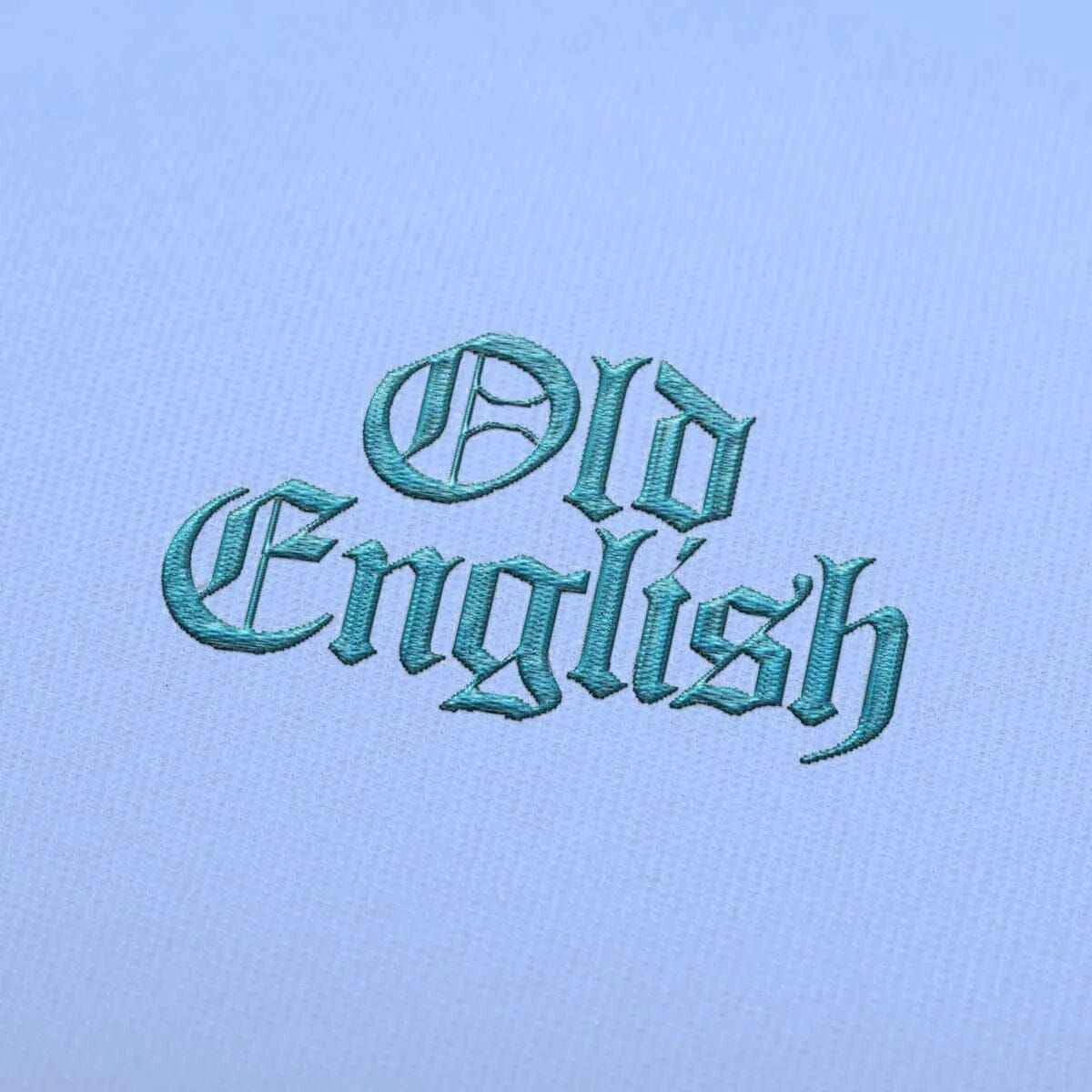 Old English Embroidery alphabet Font Set - Image 2
