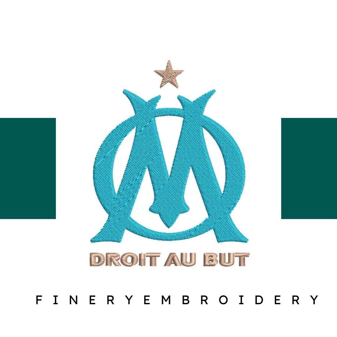 OM Marseille Football Team: Embroidery Design