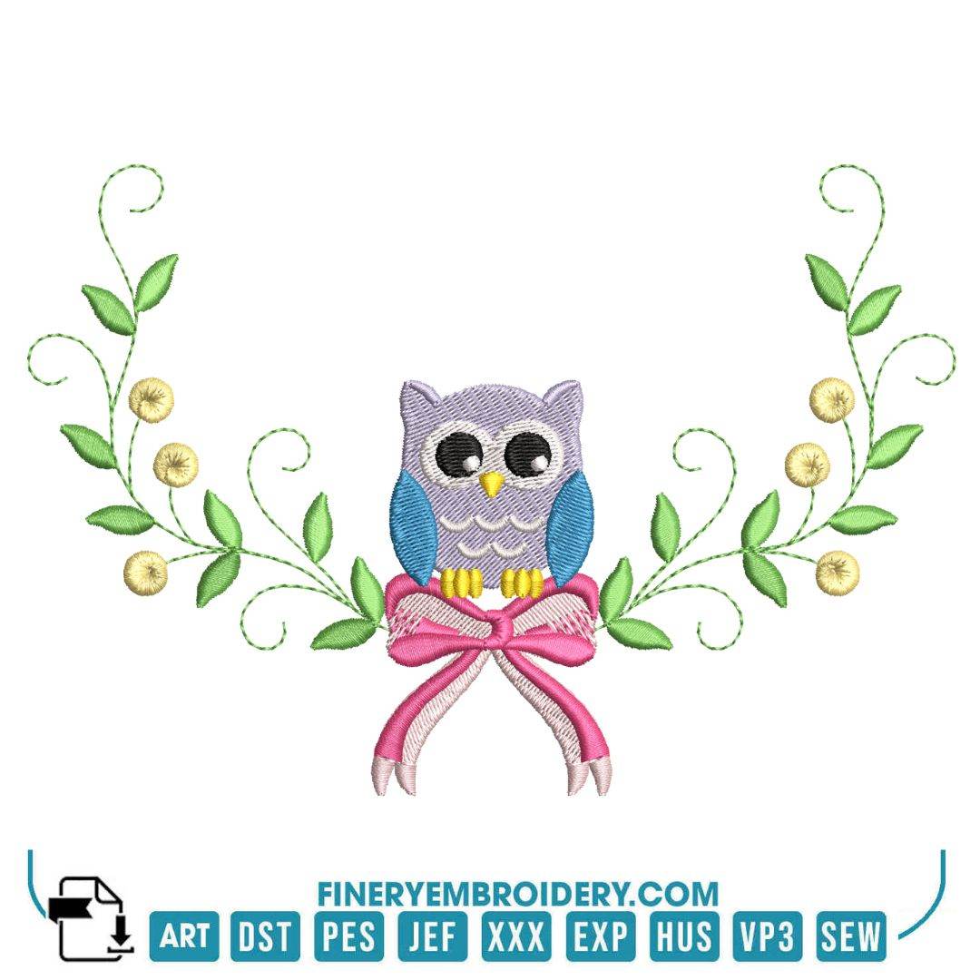 Owl Family Embroidery Design Pack – 11 Designs | FineryEmbroidery - Image 4