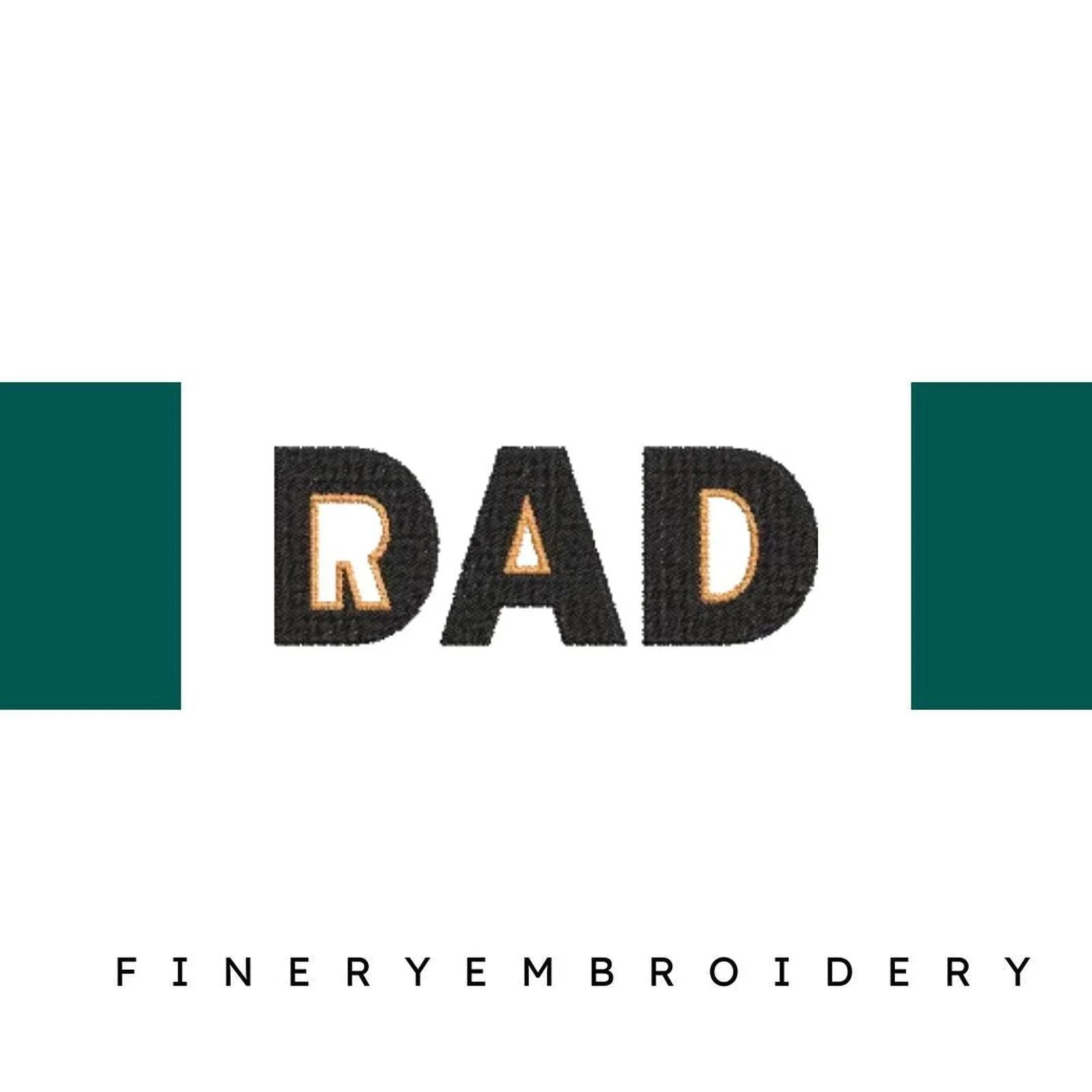 Rad-Dad - Father Embroidery Design