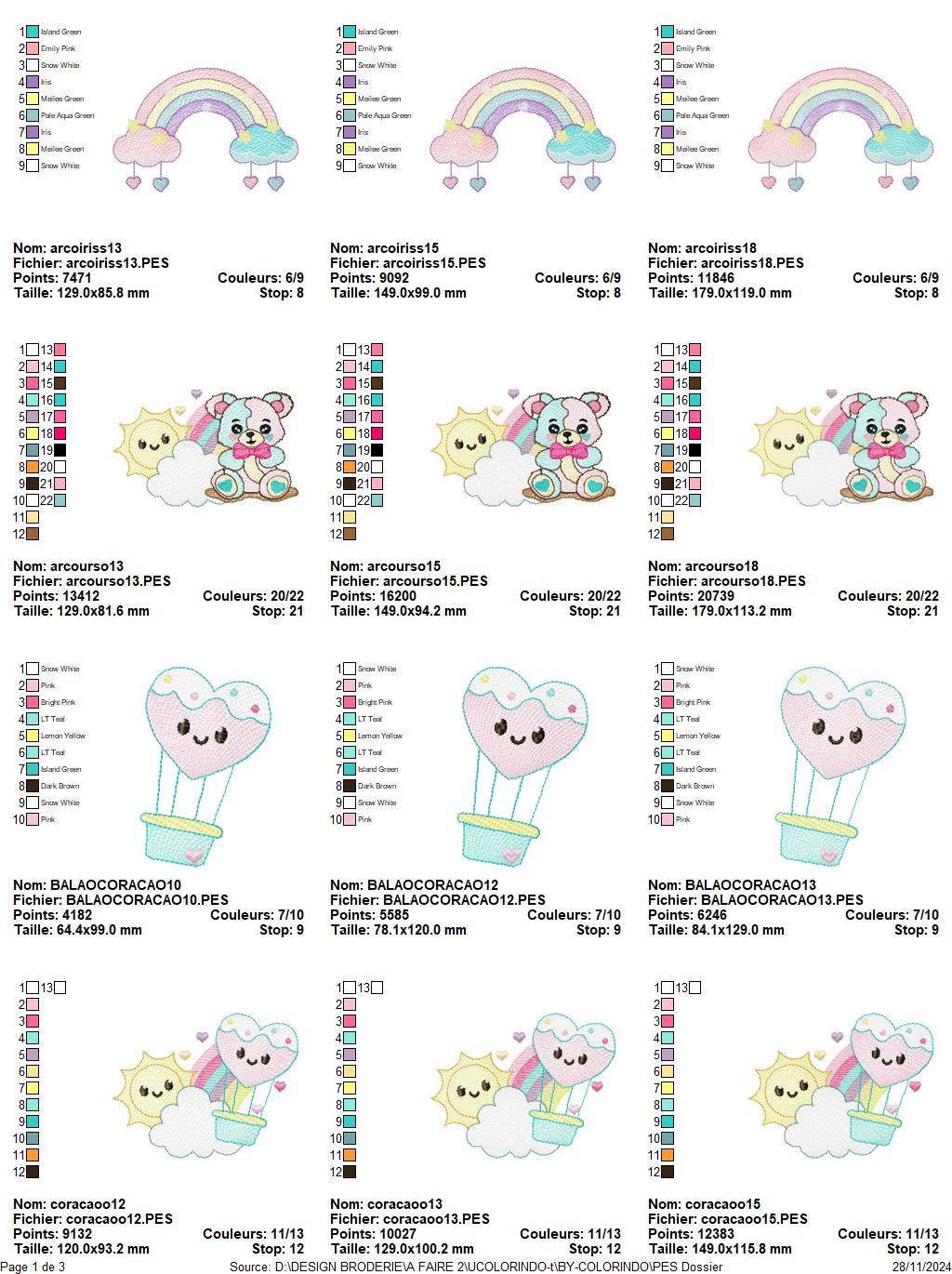 Rippled Dreams Embroidery Pack – 9 Magical Designs for Unique Creations - Image 2