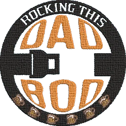 Rocking-This-Dad-Bod - Father Embroidery Design - Image 2
